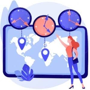 time zone differences