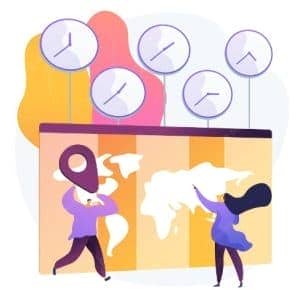 time zone differences